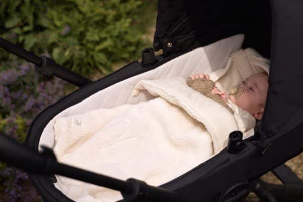 Jollein Voetenzak voor Autostoel en Kinderwagen Nijntje Miffy Teddy Oatmeal (0+ 35 punts) 8717329386945