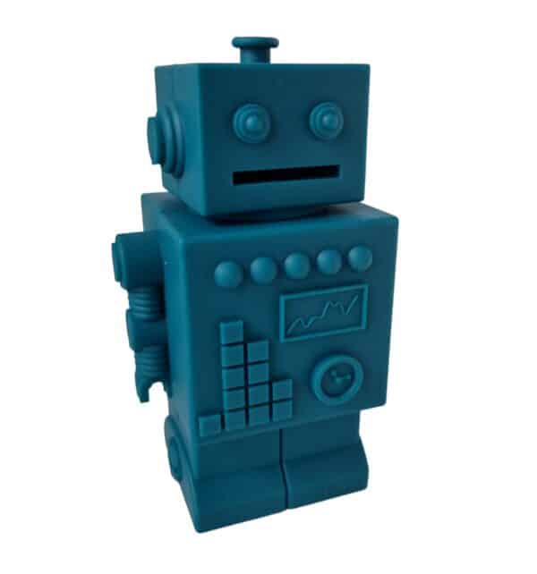 KG Design Spaarpot Robot - Blue Lagoon 7350044232862 (1)