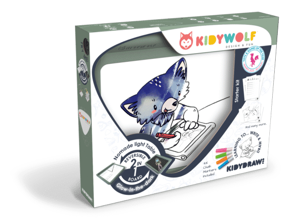 Kidywolf Kiddraw Pro Tweezijdige Tekentablet 5407009180620