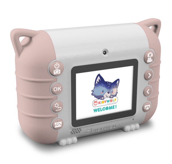 Kidywolf Kidyprint Kindercamera met thermische printer Roze 5407009181238