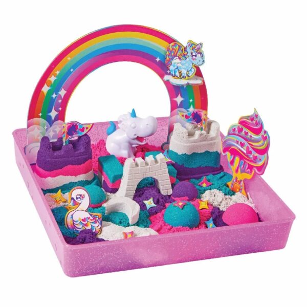 Kinetic Sand Kinetisch Zand Unicorn Kingdom Set 0778988407301