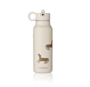 Liewood Drinkfles Falk - Leopard Sandy (350 ml) - Falk water bottle 350 ml_LW15024_1493_Leopard Sandy_1-23_1-crop (1)