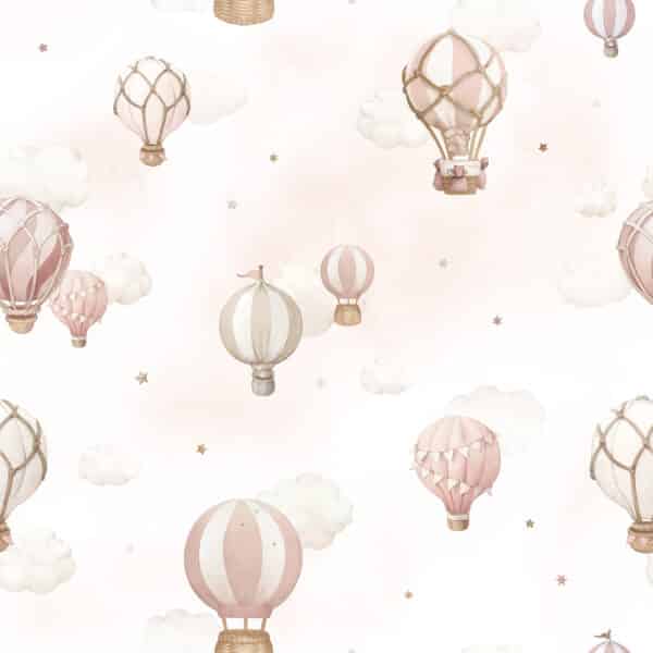 Lilipinso Selene Behangstaal Hot Air Balloons Pink 3700412478134