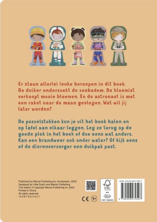 Little Dutch Mijn Puzzelboek Beroepen 9789056479527 (2)