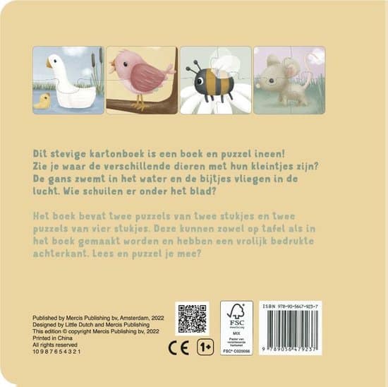 Little Dutch Mijn Puzzelboek Mijn Dieren 9789056479237 (2)