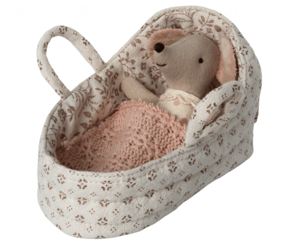 Maileg Carrycot Baby Mouse 5707304126973 - 11-3402-00 - (1)