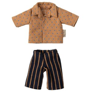 Maileg Dad Mouse Kleertjes Shirt and Striped Pants 5707304143703 (1)