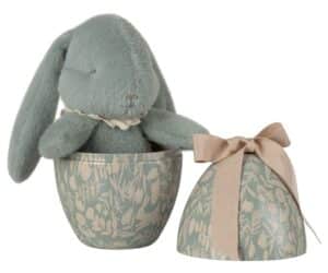 Maileg Knuffel Konijn Easter Egg with Bunny Mint 5707304143079