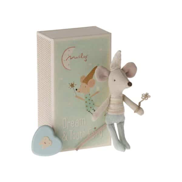 Maileg Little Brother Mouse Tooth Fairy in Matchbox 5707304133247 (1)
