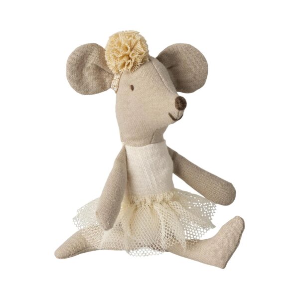 Maileg Muizen Ballerina Mouse Little Sister Off White 5707304138440