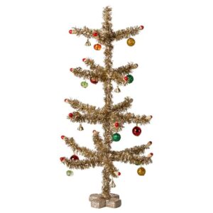 Maileg Poppenhuis Accessoires Kerstboom Goud 5707304140269