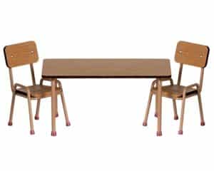 Maileg Poppenhuis Accessoires Tafel en Stoelen Mouse 5707304142263