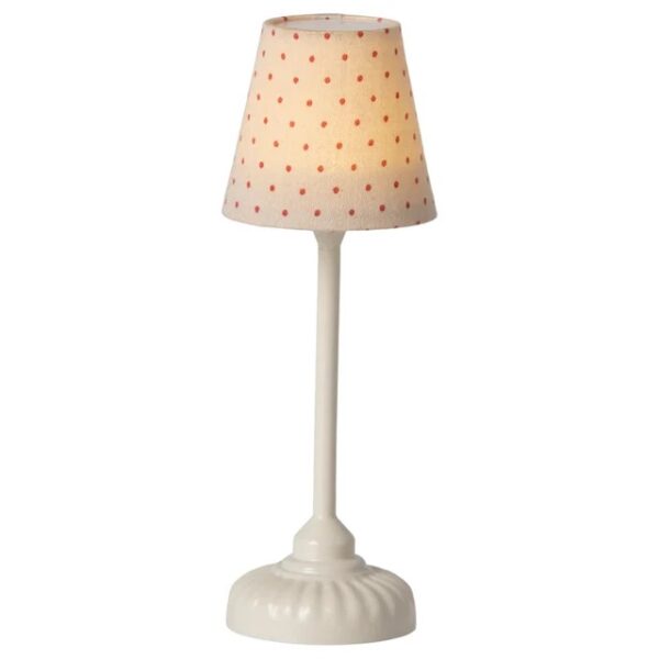 Maileg Poppenhuis Accessoires Vintage Vloerlamp Mouse Sand 5707304140016