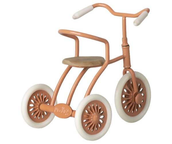 Maileg Tricycle Abri Driewieler met Hokje - Coral 11-3104 (4)