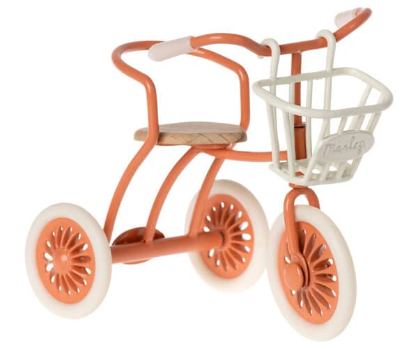 Maileg Tricycle Abri Driewieler met Hokje - Coral 11-3104 (6)