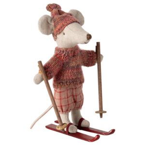 Maileg Winter Mouse Big Sister Ski Set 5707304140764