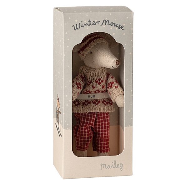 Maileg Winter Mouse Mum Mouse Ski Set 5707304140788