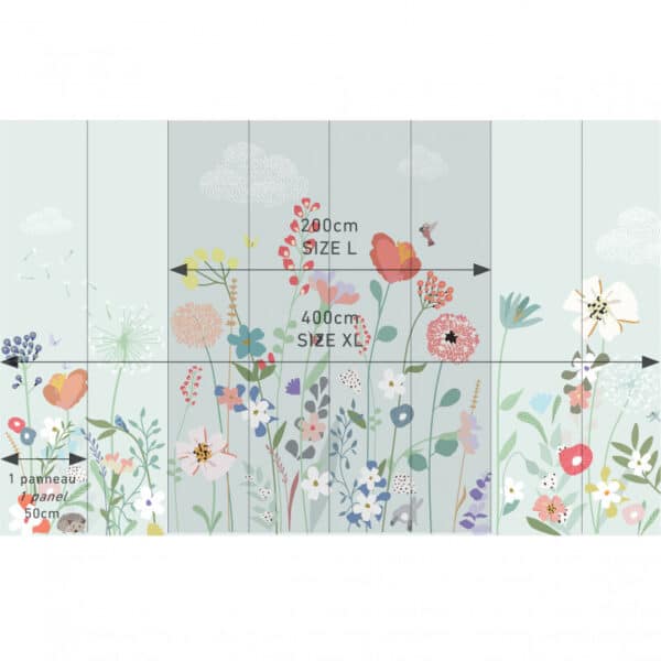 Mimi'lou Behang Panorama Field of Flowers XL 3700792656627 (1)