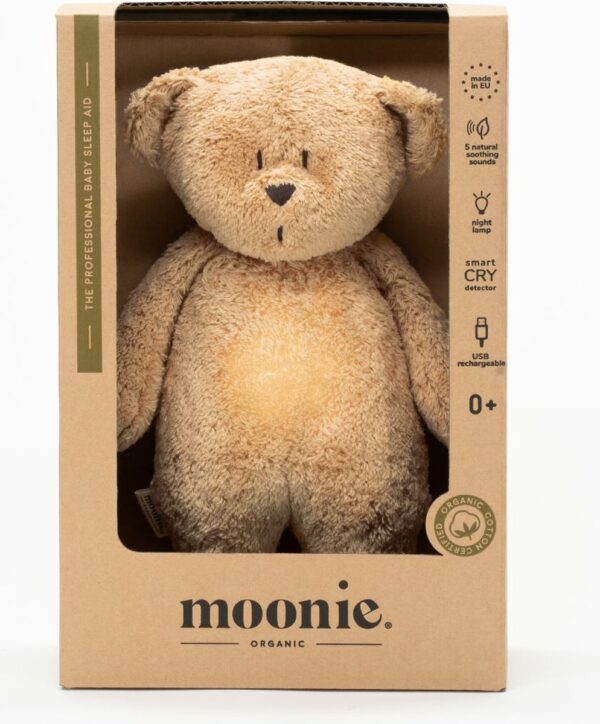 Moonie Slaapknuffel Humming Bear Cappuccino Natur 5903943986187