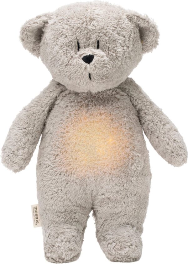 Moonie Slaapknuffel Humming Bear Grey Natur 5903943986224