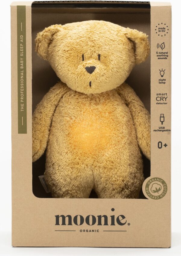 Moonie Slaapknuffel Humming Bear Honey Natur 5903943986248