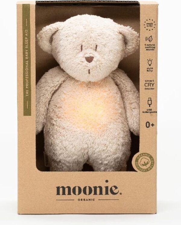 Moonie Slaapknuffel Humming Bear Sand Natur 5903943986194