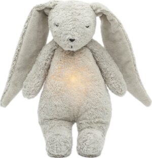 Moonie Slaapknuffel Humming Bunny Grey Natur 5903943986064