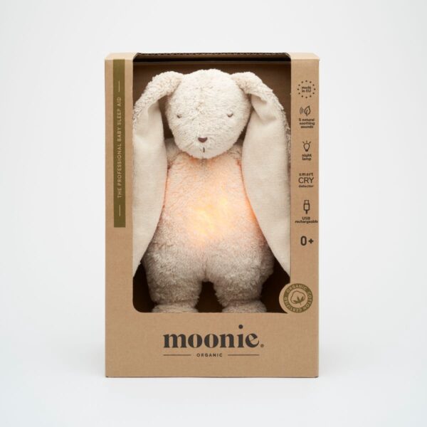 Moonie Slaapknuffel Humming Bunny Sand Natur 5903943986279