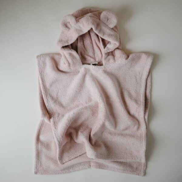 Mushie Poncho Handdoek Beer Blush 1-3 jaar