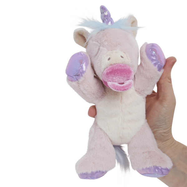 Olli Ella Dinkum Unicorn Baby Sparkle Pink 9353515044689