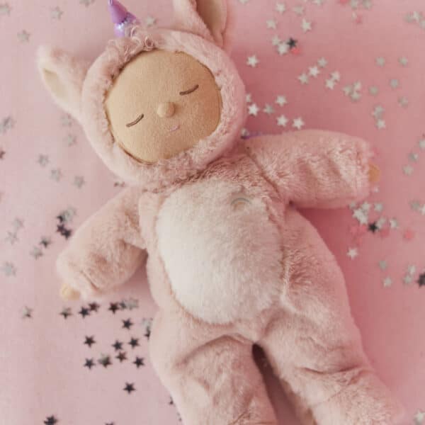 Olli Ella Pop Cozy Dinkum Unicorn Sugarpie Pink 9353515044641