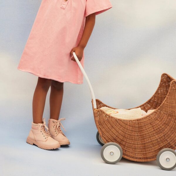 Olli Ella Poppenwagen Rotan Moon Strolley Natural 9353515044511