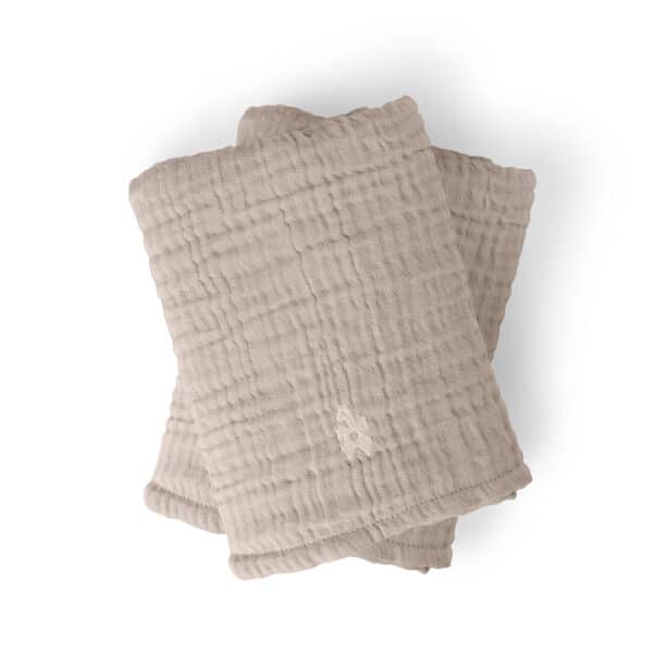 Sebra Aankleedkussen Doeken Muslin Set van 2 Jetty Beige 5704680070203 - 101030013 (1)