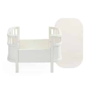 Sebra Poppenbed incl. Matrasje Classice White 5704680070210