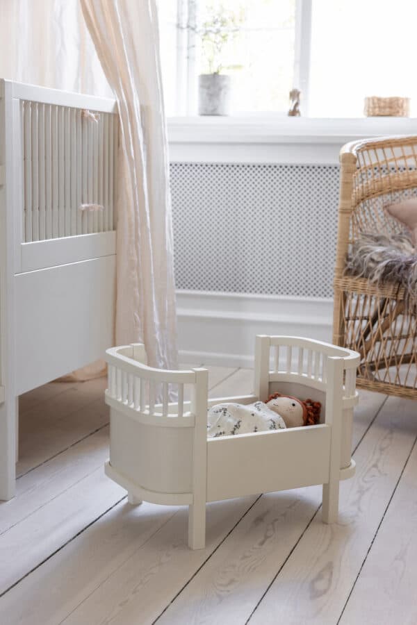 Sebra Poppenbed incl. Matrasje Classice White 5704680070210