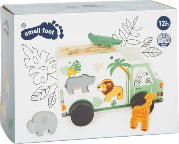 Small Foot Safari Houten Vormenstoof Jeep 4020972117007