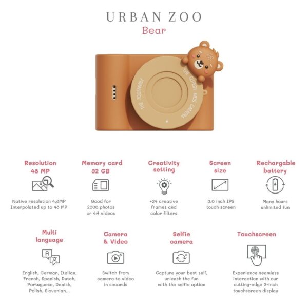 The Zoofamily Kindercamera Urban Zoo Beer 4895250601048