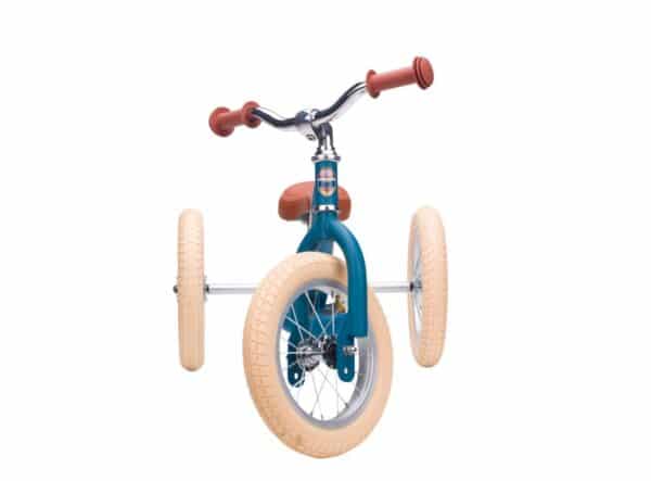 Trybike Steel 2-in-1 Driewieler Loopfiets - Mat Vintage Blauw