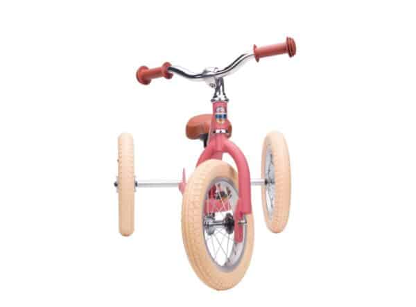 Trybike Steel 2-in-1 Driewieler Loopfiets - Mat Vintage Roze