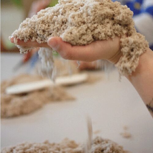 Kinetic Sand bij Grasonderjevoeten.nl